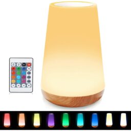 LED naktinė lempa su pulteliu ir lietimui jautriu valdymu kaina internetu