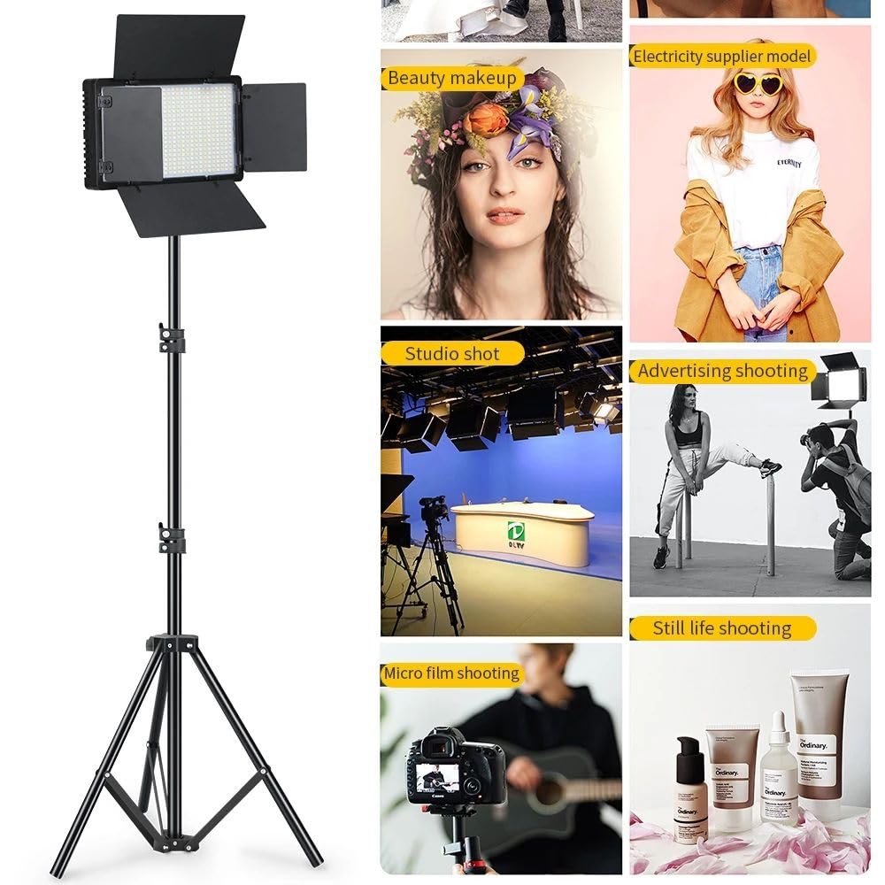 LED panelinė lempa su trikoju 600 pro KIT kaina internetu
