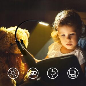 LED skaitymo lempa su spaustuku – patogiam skaitymui bet kur kaina internetu