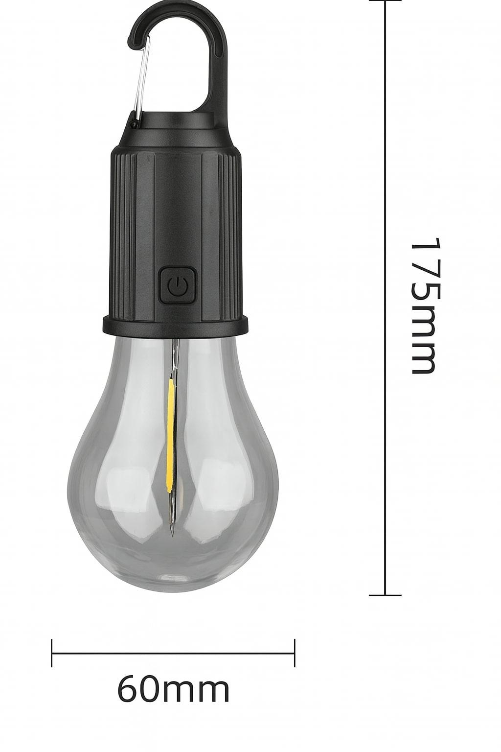 LED stovyklavimo žibintas kaina internetu