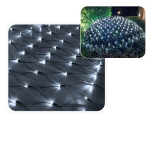 LED švieselių užuolaida–tinklas 320 LED, 3x2 m, šaltai balta kaina internetu