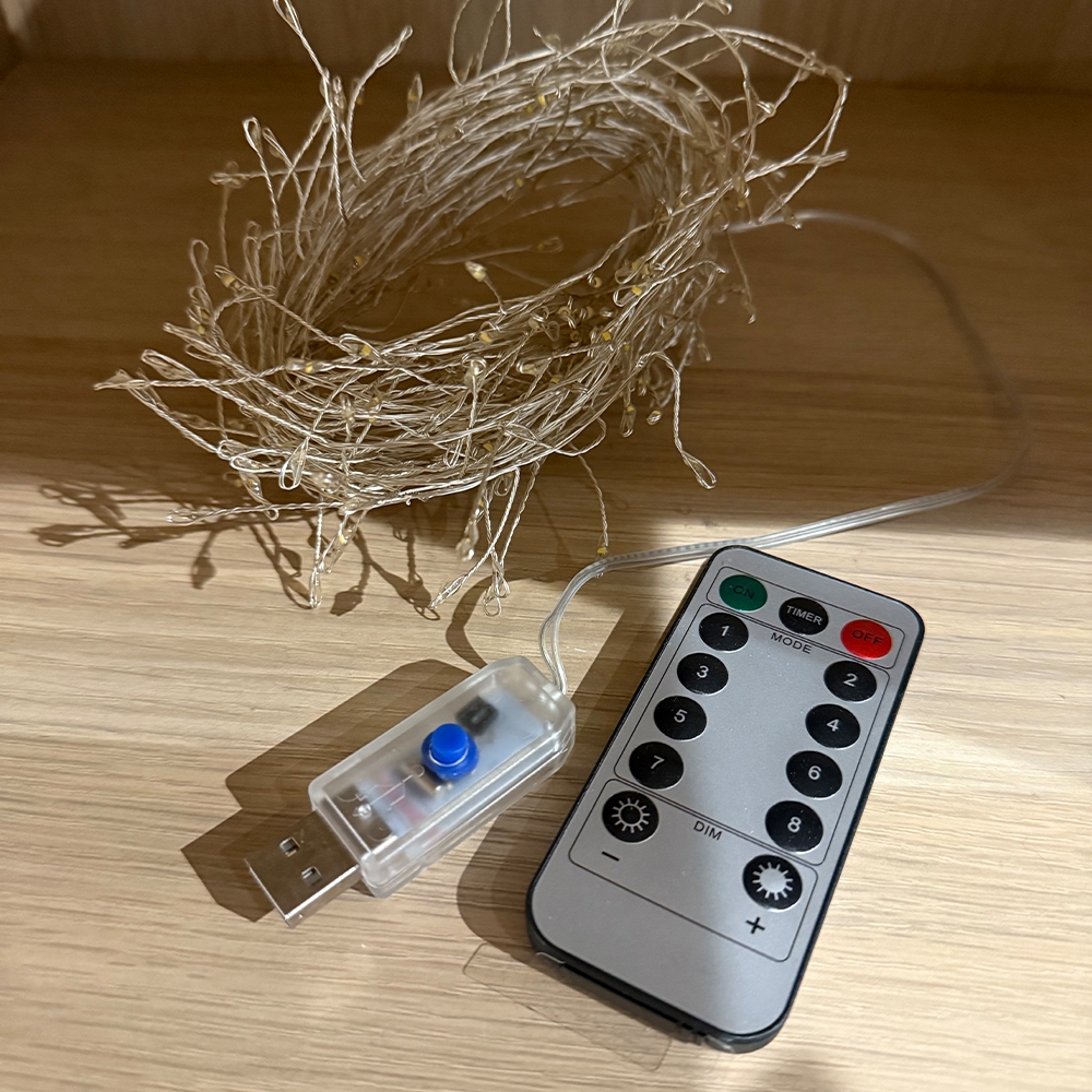 LED USB girlianda 9M “Firefly” kaina internetu