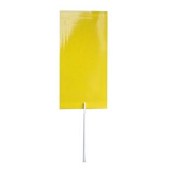 Magnet start yellow (7x14cm) baltasparnių, blakučių, amarų gaudyklės, 12 vnt kaina internetu