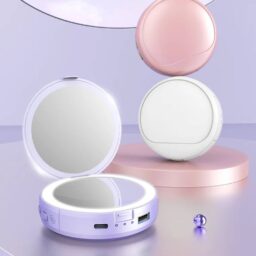 Makiažo veidrodėlis su POWERBANK kaina internetu