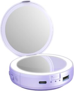 Makiažo veidrodėlis su POWERBANK kaina internetu