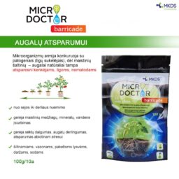 Microdoctor barricade mikroorganizmai AUGALŲ ATSPARUMUI, 100 g kaina internetu