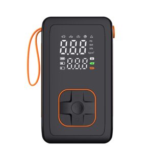 Nešiojama akumuliatorinė pompa su skaitmeniniu ekranu ir powerbank funkcija kaina internetu