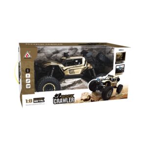 Nuotoliniu būdu valdomas „Rock Crawler“ visureigis 1:8 kaina internetu