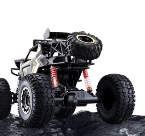 Nuotoliniu būdu valdomas „Rock Crawler“ visureigis 1:8 kaina internetu