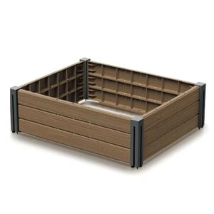 Pakelta lysvė Base Plant 75,6 × 61,8 × 23 cm, ruda (83 l) kaina internetu