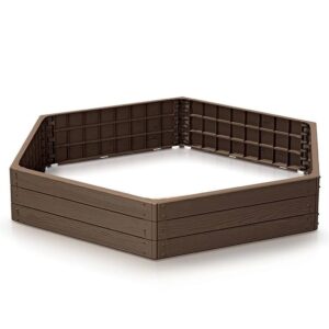 Pakelta lysvė Base Woody 148 × 129 × 25 cm, ruda kaina internetu