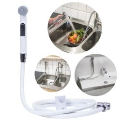Papildomas kriauklės dušas su tvirta 1750 mm žarna kaina internetu