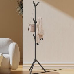 Pastatoma drabužių kabykla su kabliukais (170 cm) kaina internetu