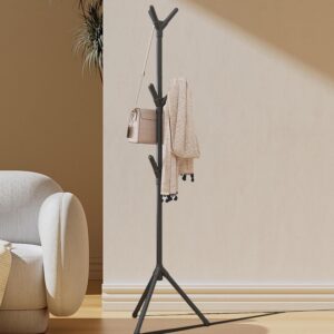 Pastatoma drabužių kabykla su kabliukais (170 cm) kaina internetu