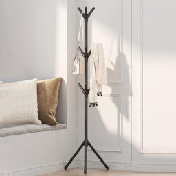 Pastatoma drabužių kabykla su kabliukais (170 cm) kaina internetu