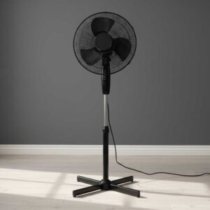 Pastatomas ventiliatorius 45W, juodas kaina internetu