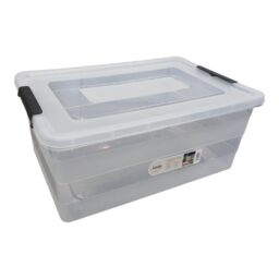Plastikinė dėžė su dangčiu 40 L (59×39×25 cm) kaina internetu