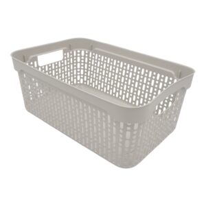 Plastikinė dėžutė su dangčiu, 30×20×13 cm BALTA kaina internetu