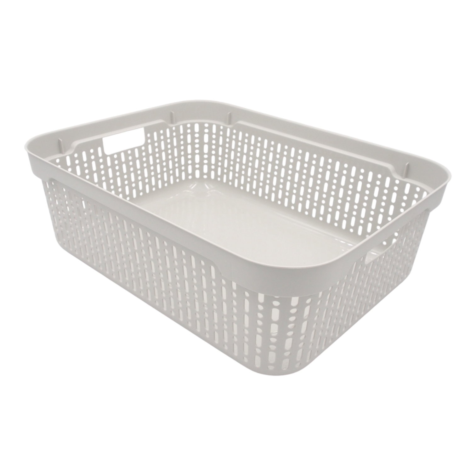 Plastikinė dėžutė su dangčiu, 30×20×9 cm BALTA kaina internetu