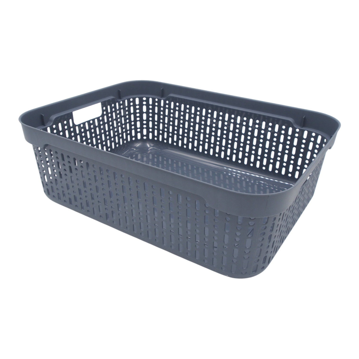 Plastikinė dėžutė su dangčiu, 30×20×9 cm PILKA kaina internetu