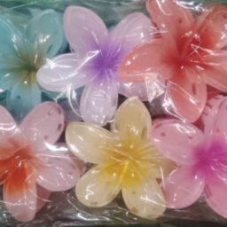 Plaukų segtukai – gėlytės 8 cm (6 vnt.) kaina internetu