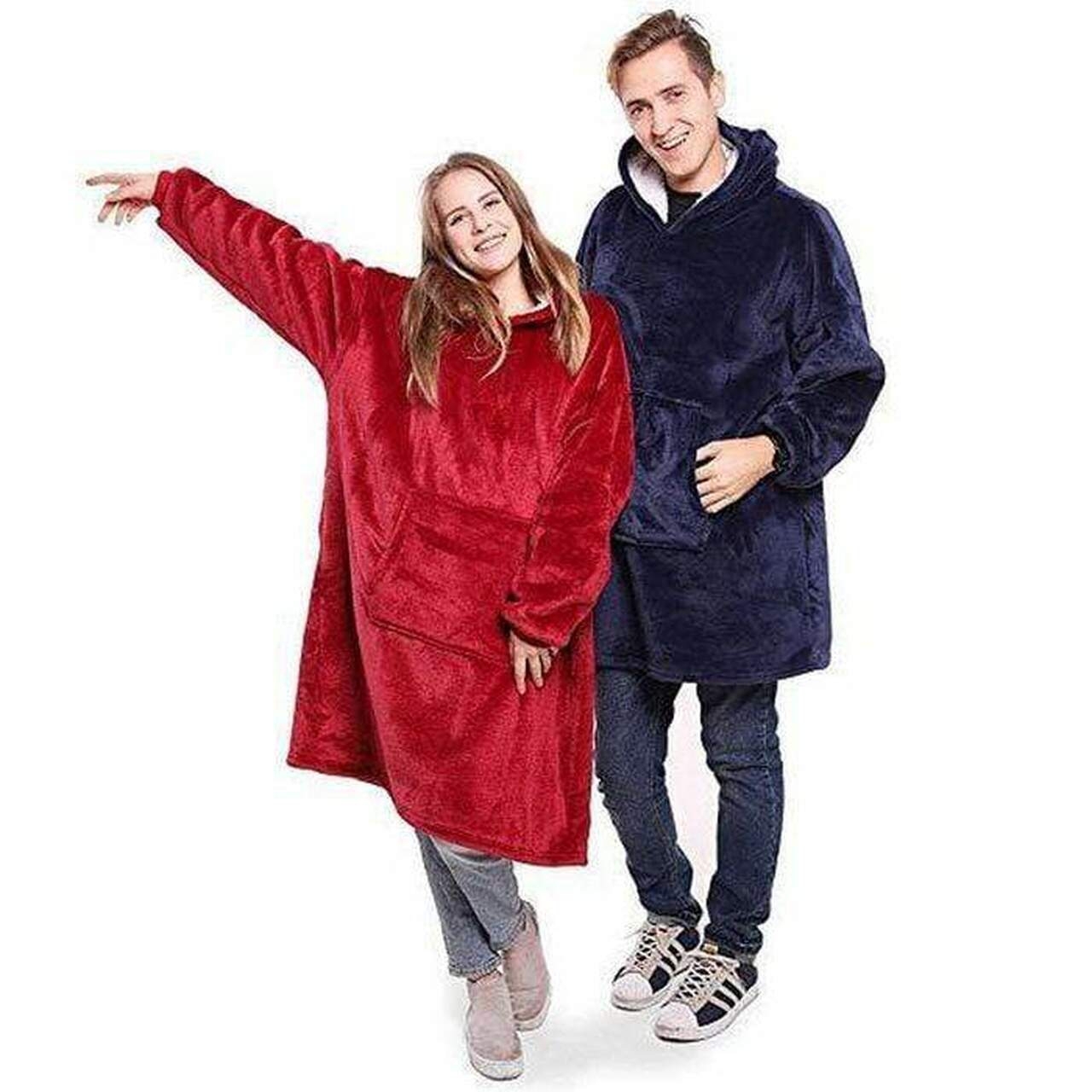 Pledas, megztinis "Huggle" Raudonas kaina internetu