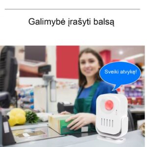 Praėjimo skambutis (galima įrašyti balsą) kaina internetu