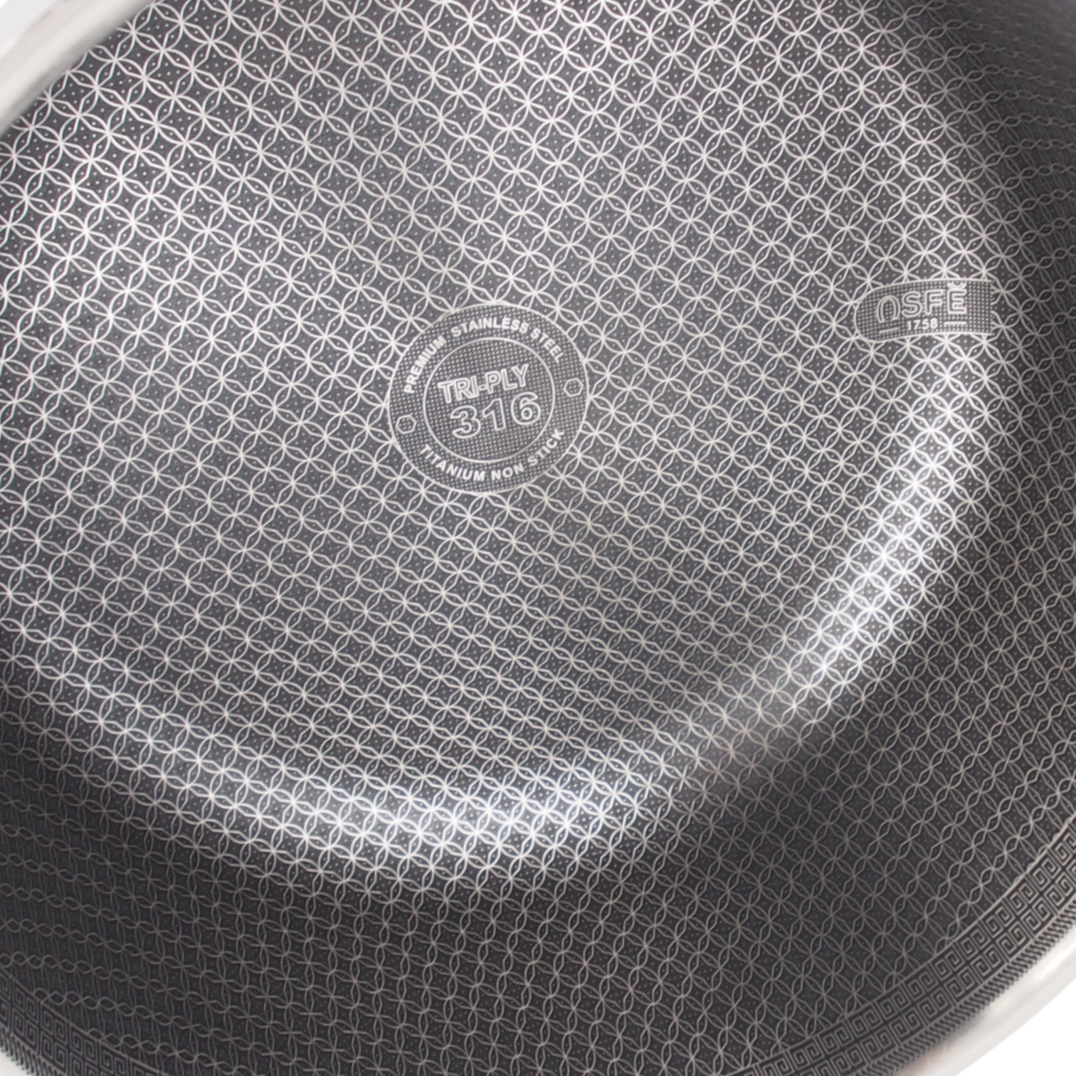 Puodas su dangčiu OSFÉ Tri-Ply, 26 cm, 7 l kaina internetu