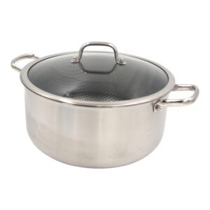 Puodas su dangčiu OSFÉ Tri-Ply, 32 cm, 12 l kaina internetu