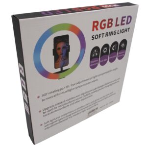 RGB žiedo formos lempa kaina internetu