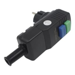 Saugos RCD adapteris (nuotėkio relė su TEST/RESET mygtukais) kaina internetu