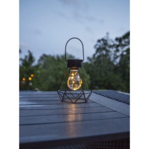 Saulės energija įkraunama LED lempa „Edison“ kaina internetu