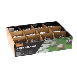 Saulės energija įkraunama sodo lempa „Pelėda“ kaina internetu