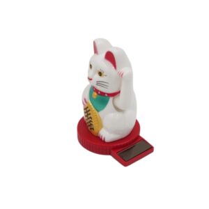 Saulės energija veikianti sėkmės katė „Maneki Neko“ kaina internetu