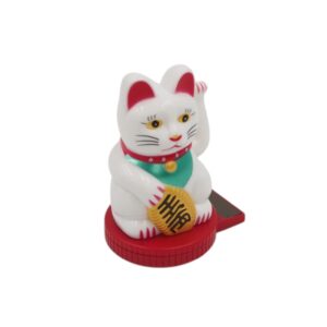 Saulės energija veikianti sėkmės katė „Maneki Neko“ kaina internetu