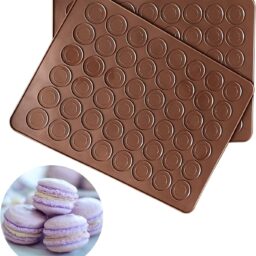 Silikoninė forma Macarons sausainiams – 38 × 28,5 cm kaina internetu