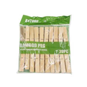 Skalbinių segtukai "Bamboo" kaina internetu