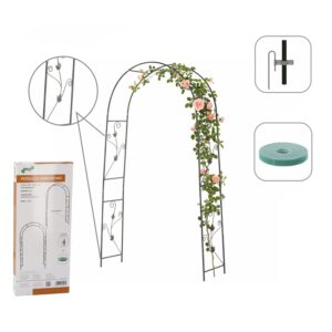 Sodo pergola su dekoracijomis 114 × 37 × 230 cm kaina internetu