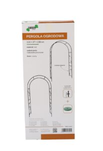 Sodo pergola su dekoracijomis 114 × 37 × 230 cm kaina internetu