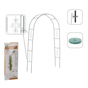 Sodo pergola su dekoracijomis 140 × 38 × 240 cm kaina internetu