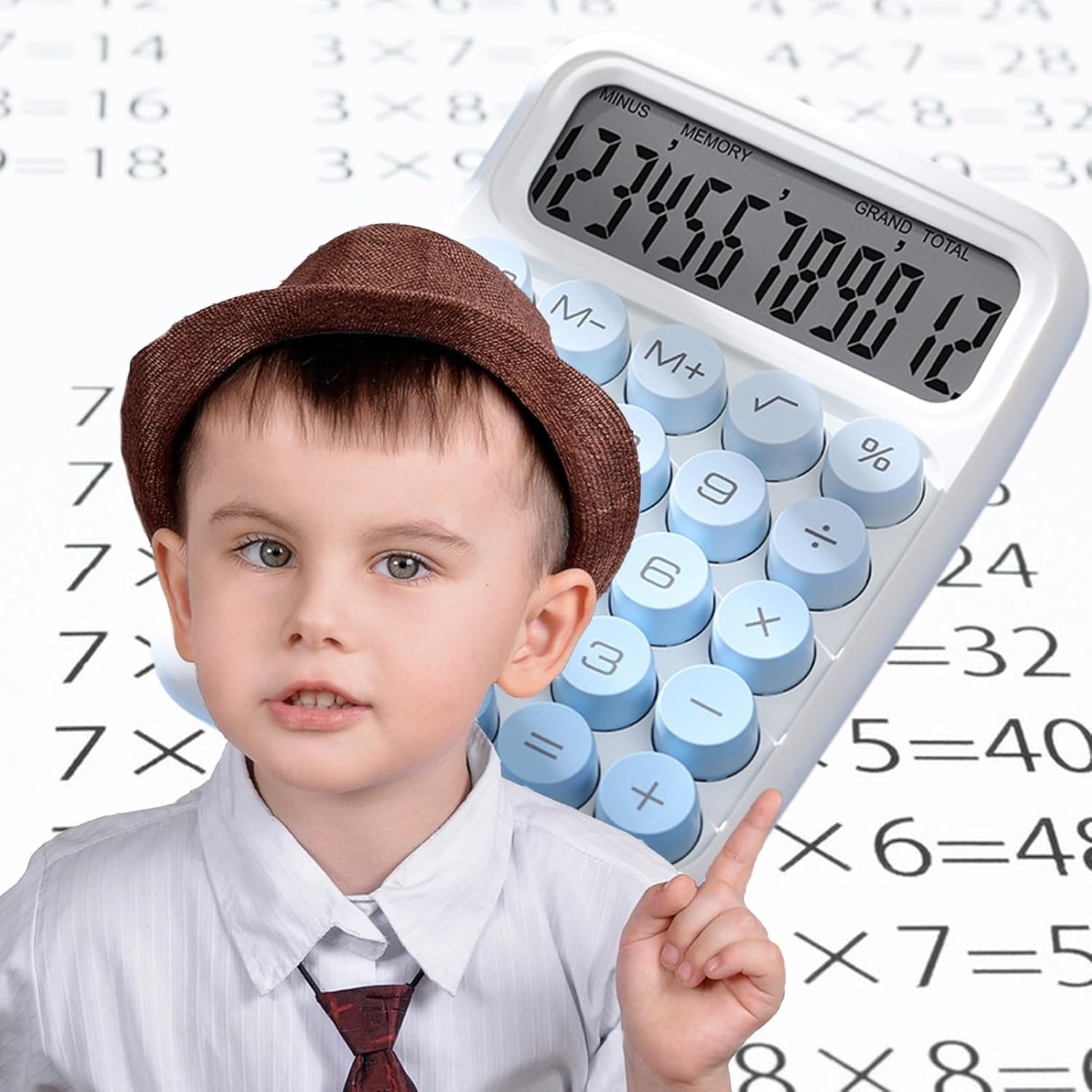 Spalvingas MINI skaičiuotuvas kaina internetu