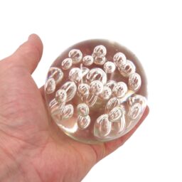 Stiklinė dekoracija „Burbulų gaublys“ – 9×9 cm kaina internetu