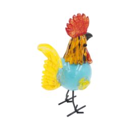 Stiklinė dekoracija „Gaidys“ – 14×10.5×28 cm kaina internetu