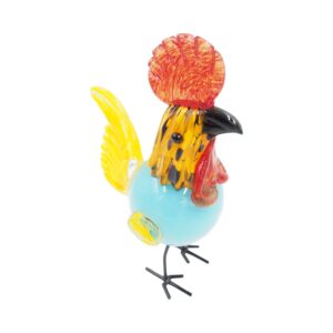 Stiklinė dekoracija „Gaidys“ – 14×10.5×28 cm kaina internetu