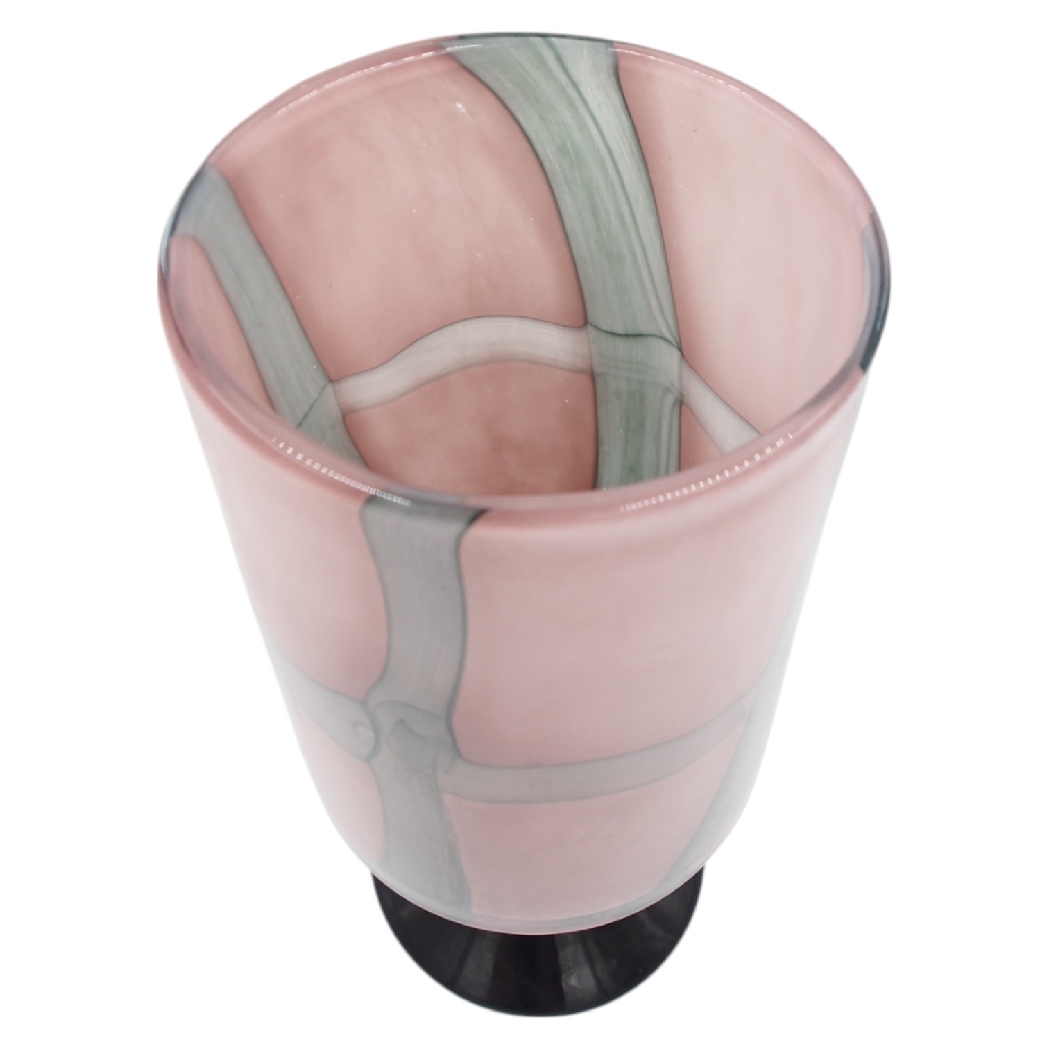 Stiklinė dekoratyvinė vaza, 14×30 cm kaina internetu