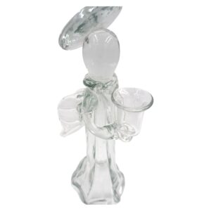 Stiklinė figūrėlė – angelas, 14x13x34 cm kaina internetu