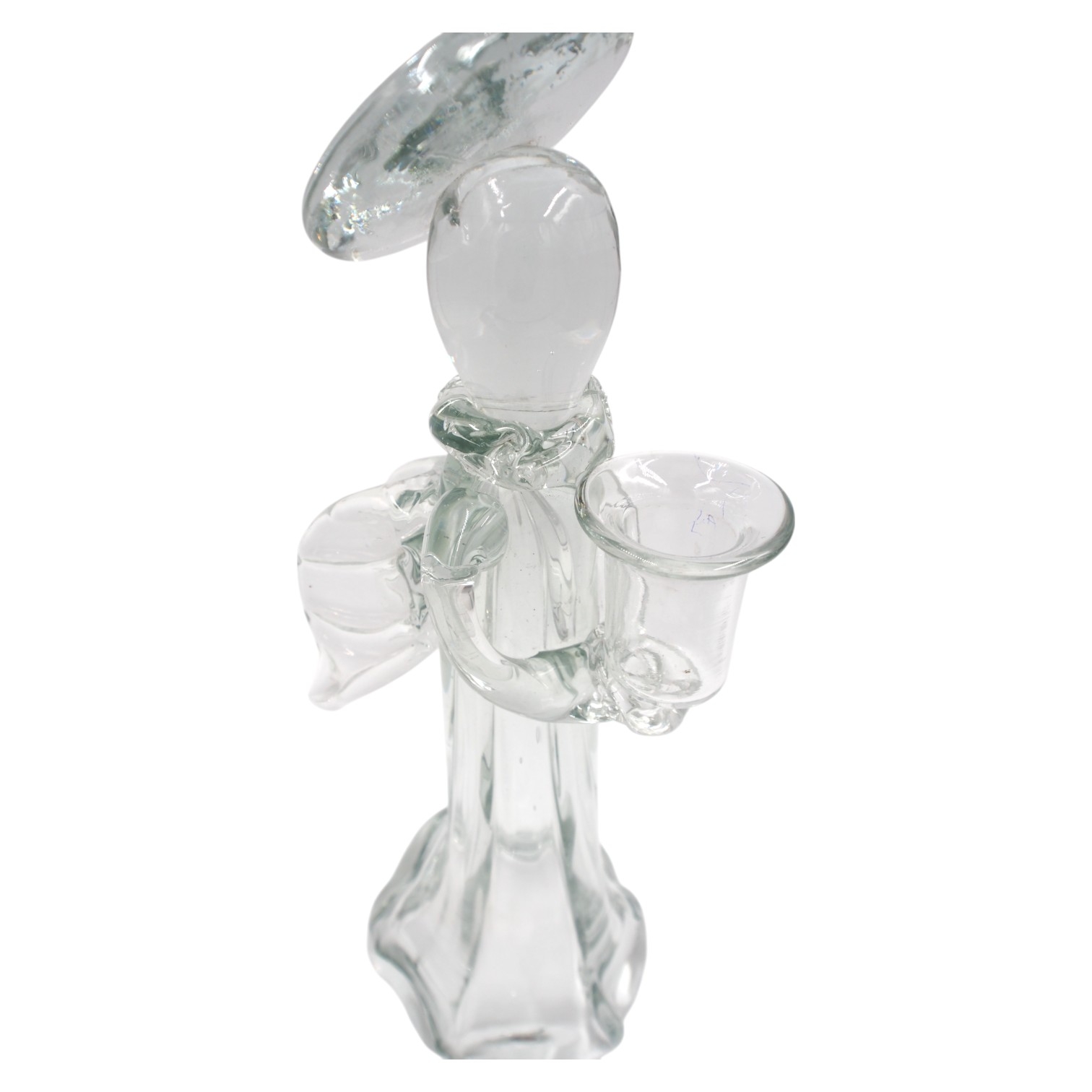 Stiklinė figūrėlė – angelas, 14x13x34 cm kaina internetu