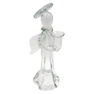 Stiklinė figūrėlė – angelas, 14x13x34 cm kaina internetu
