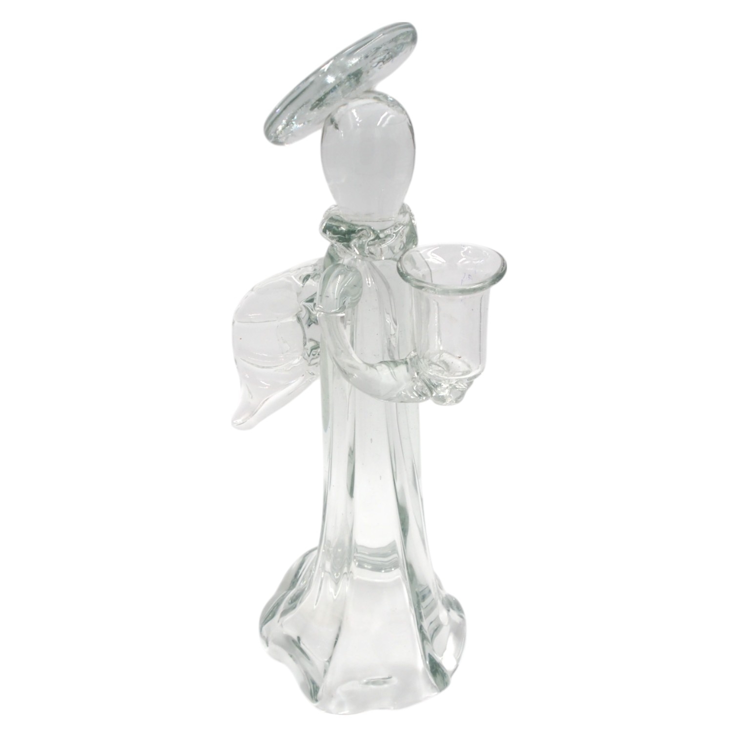 Stiklinė figūrėlė – angelas, 14x13x34 cm kaina internetu