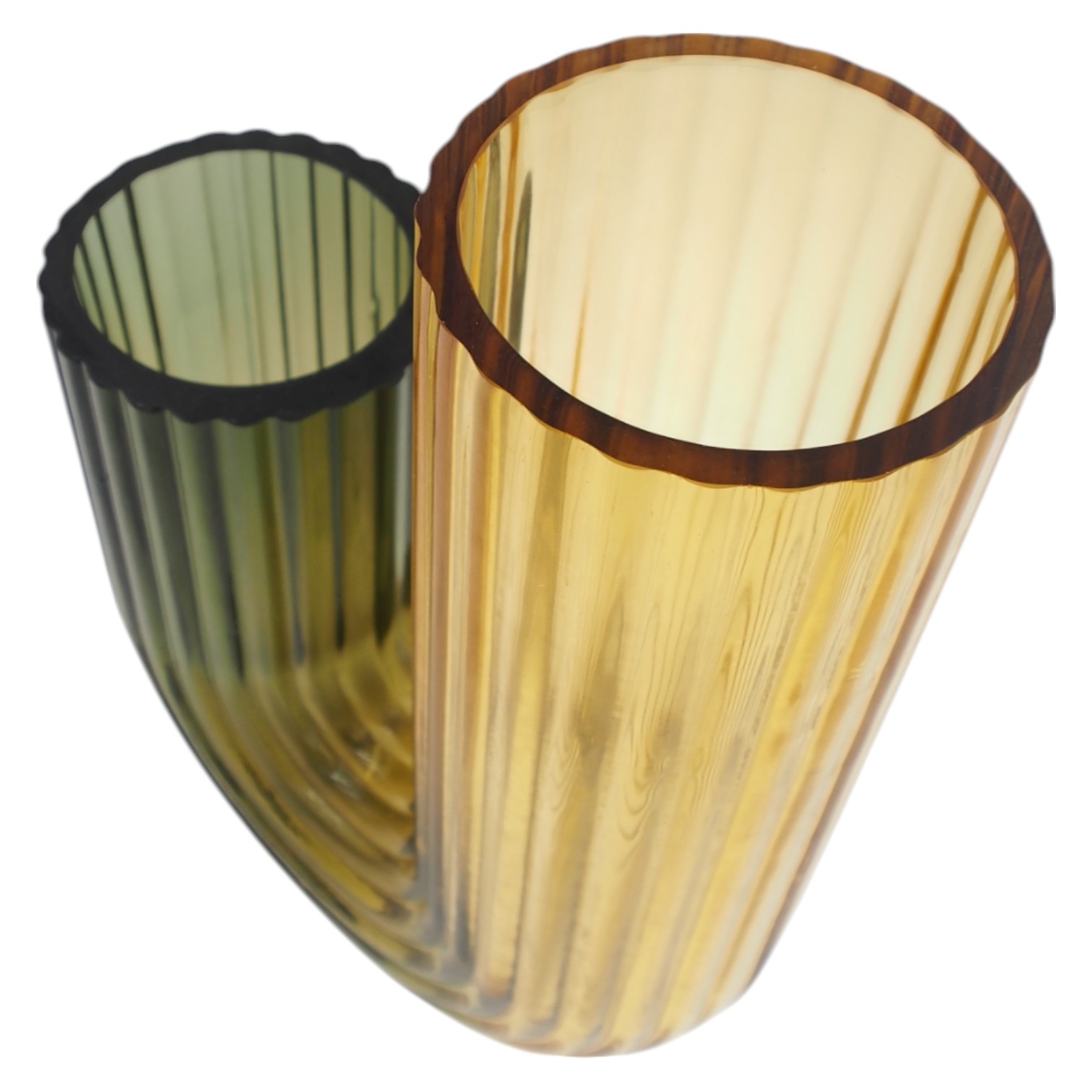 Stiklinė vaza 21×9×30 cm kaina internetu